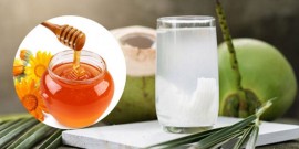 Kiến thức dùng Mật Ong: Công dụng tốt cho sức khỏe khi uống nước dừa với mật ong?